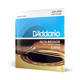 [EZ910] Encordado Guitarra Electrica D'Addario 11-52