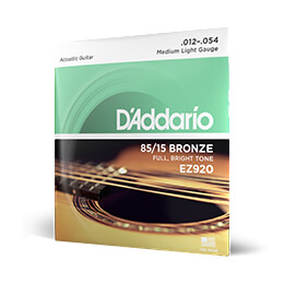 [EZ920] Encordado Guitarra Electrica D'Addario 12-54