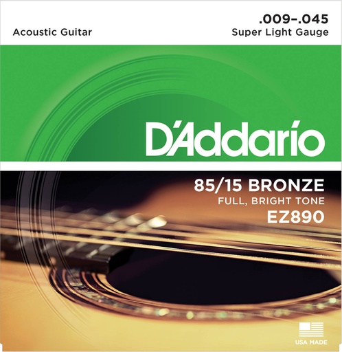 [EZ890] Encordado Guitarra Electrica D'Addario 9-45