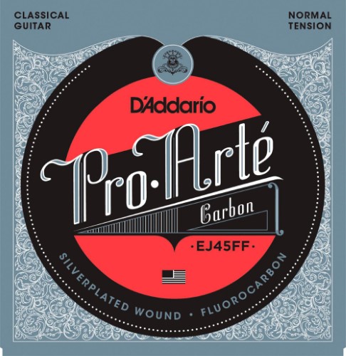 [EJ45FF] Encordado Guitarra Clasica D'Addario ProArté Normal Tension EJ45FF FLUOROCARBON