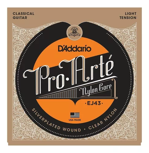 [EJ43] Encordado Guitarra Clásica D'Addario ProArté Normal Tension